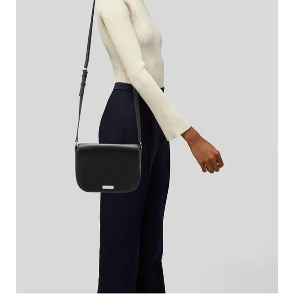 KATE SPADE NEW YORK Mini
Leather Crossbody Bag, black - Picture 2 of 6